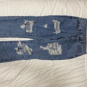 Light wash jeans